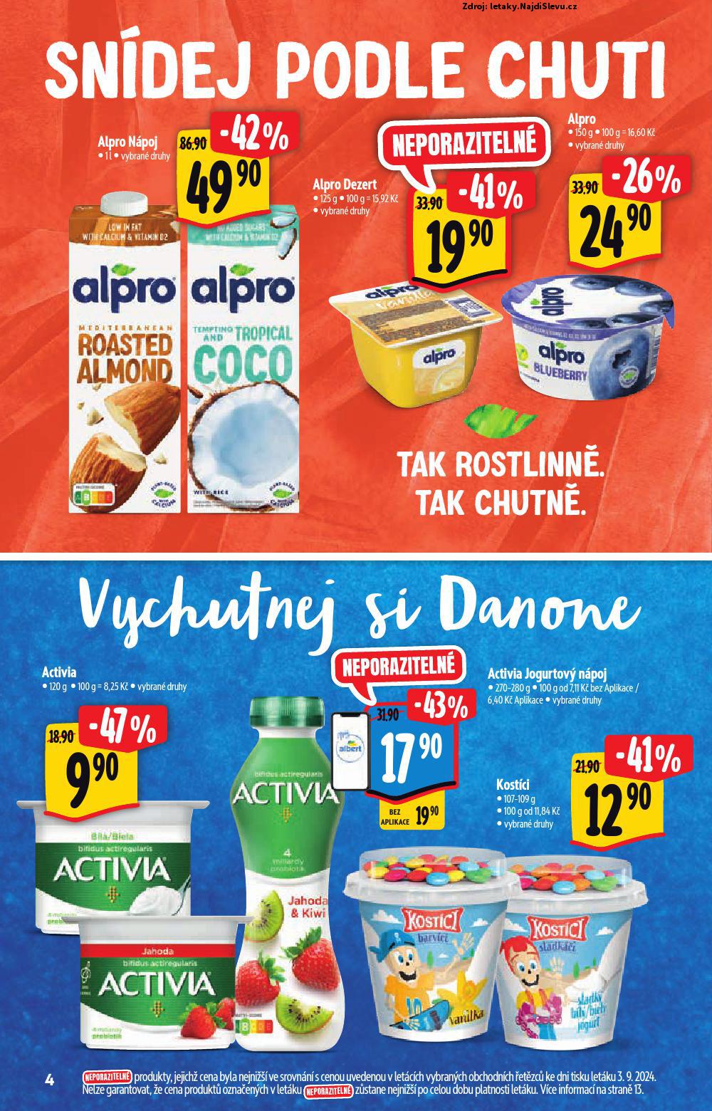 Strana 4 - letk Albert hypermarket (11. 9. - 24. 9. 2024)