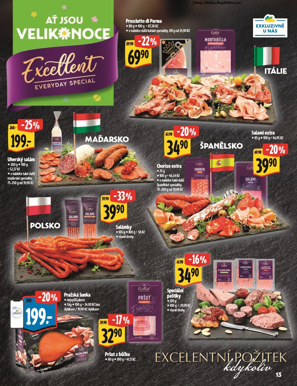 Strana 13 - leták Albert hypermarket (9. 4. - 20. 4. 2025)