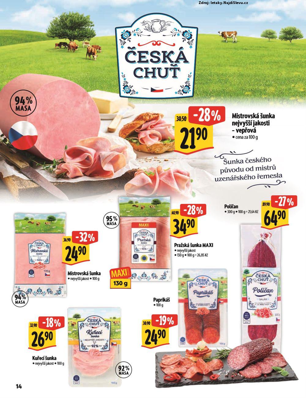 Strana 14 - leták Albert hypermarket (9. 4. - 20. 4. 2025)