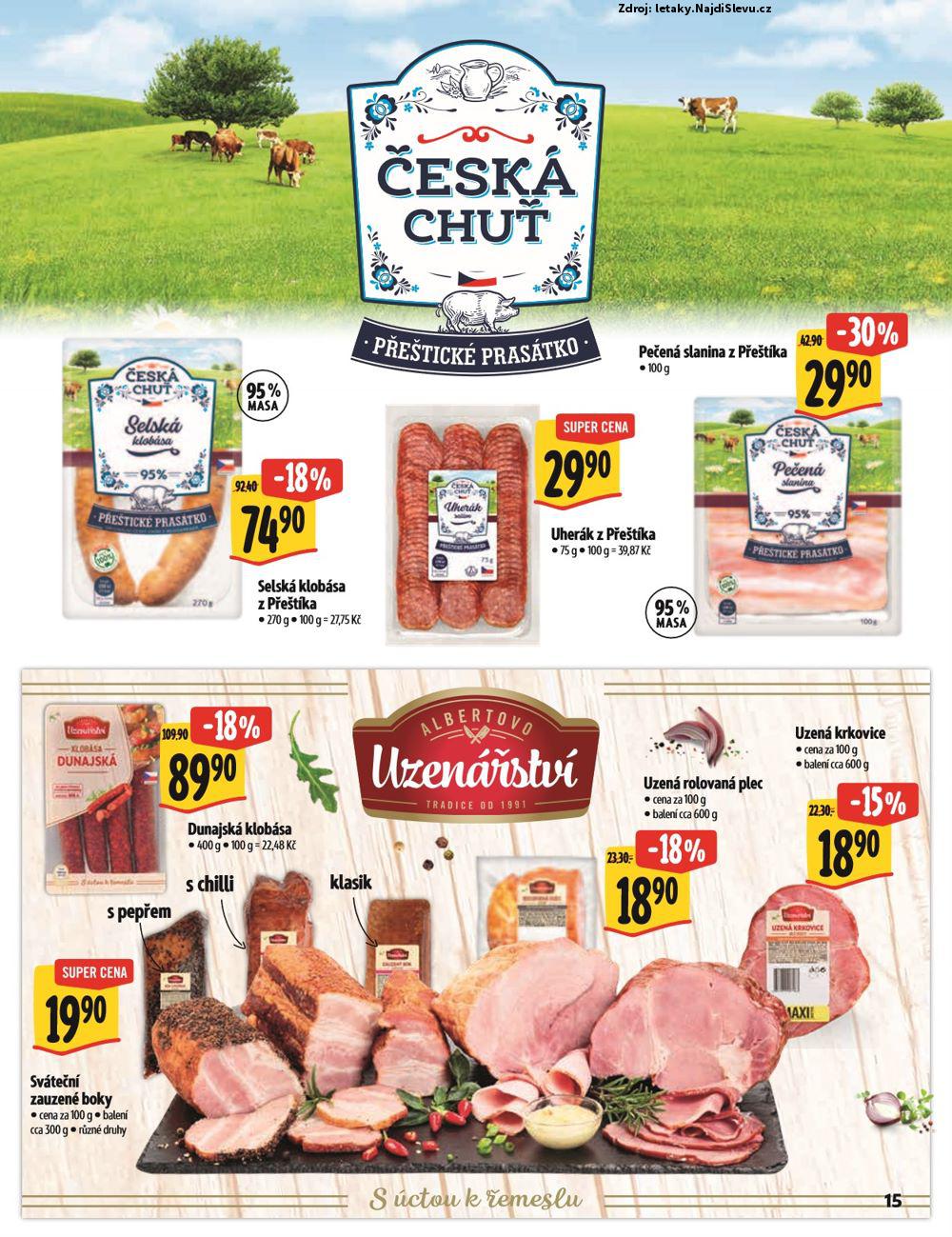 Strana 15 - leták Albert hypermarket (9. 4. - 20. 4. 2025)