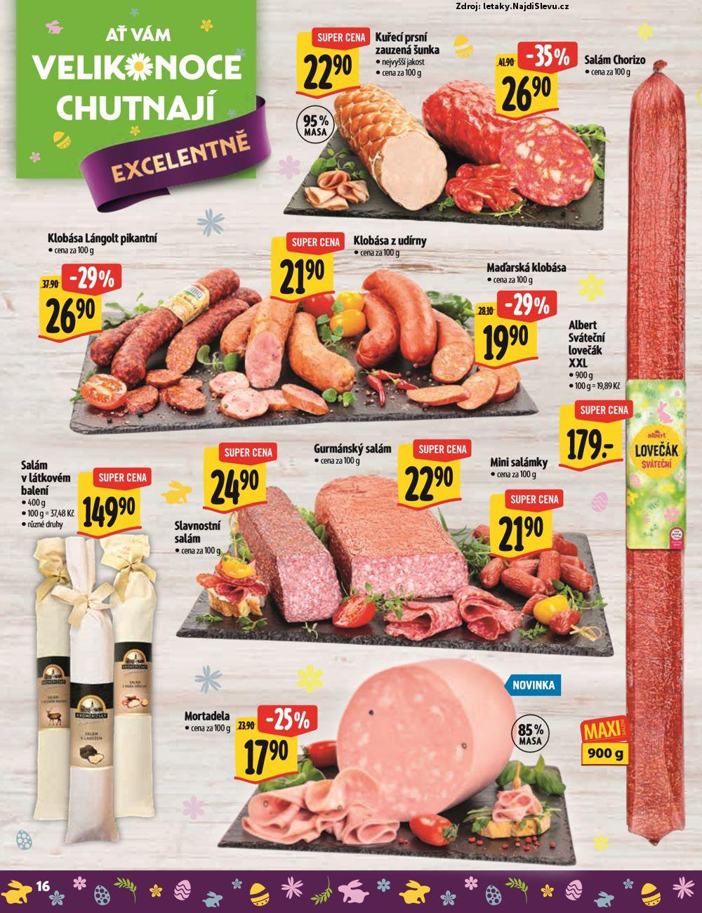 Strana 16 - leták Albert hypermarket (9. 4. - 20. 4. 2025)
