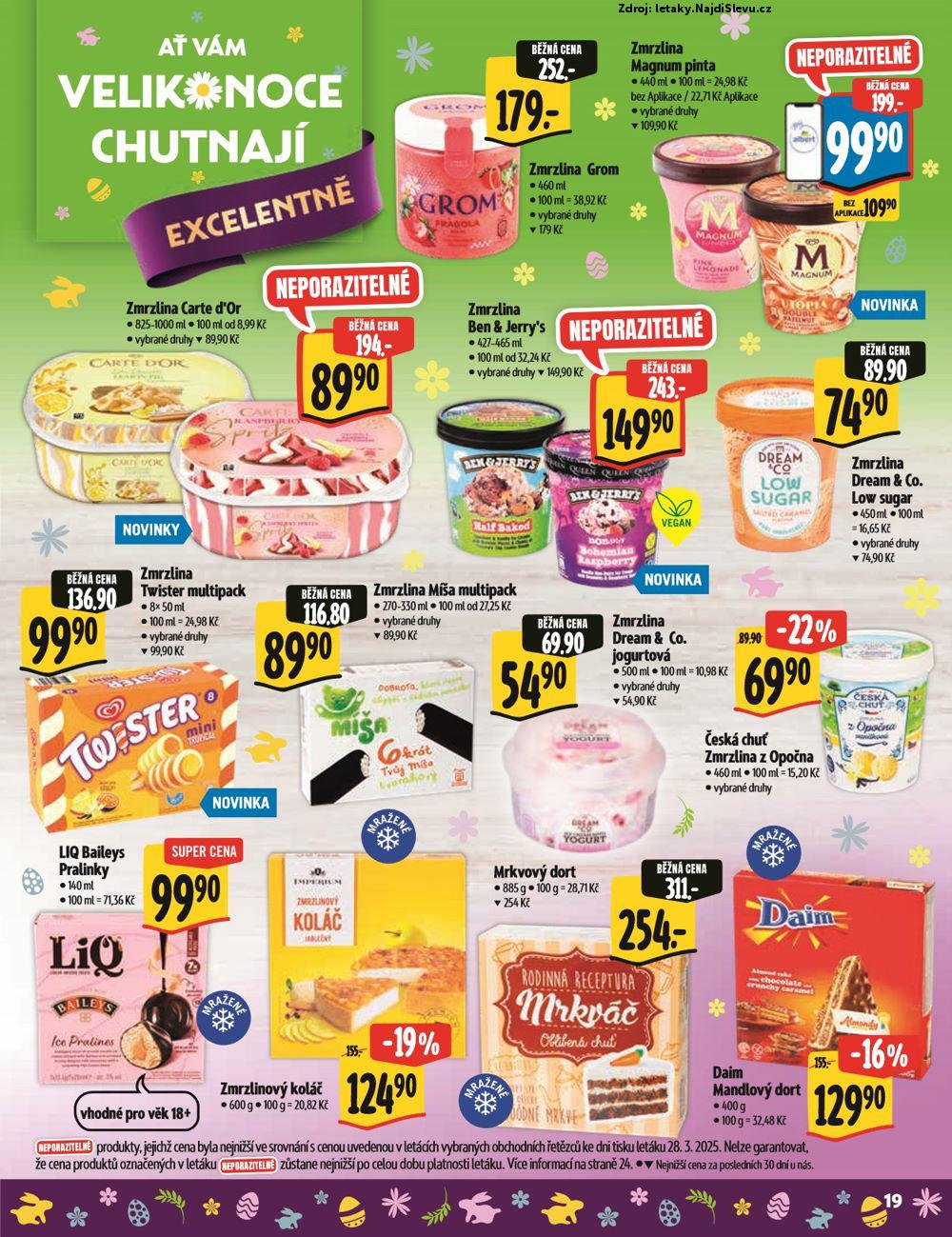 Strana 19 - leták Albert hypermarket (9. 4. - 20. 4. 2025)