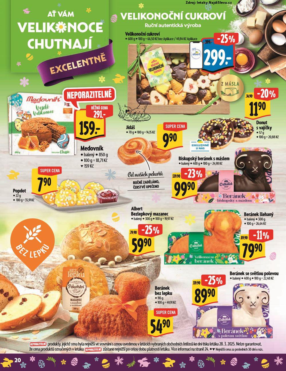 Strana 20 - leták Albert hypermarket (9. 4. - 20. 4. 2025)
