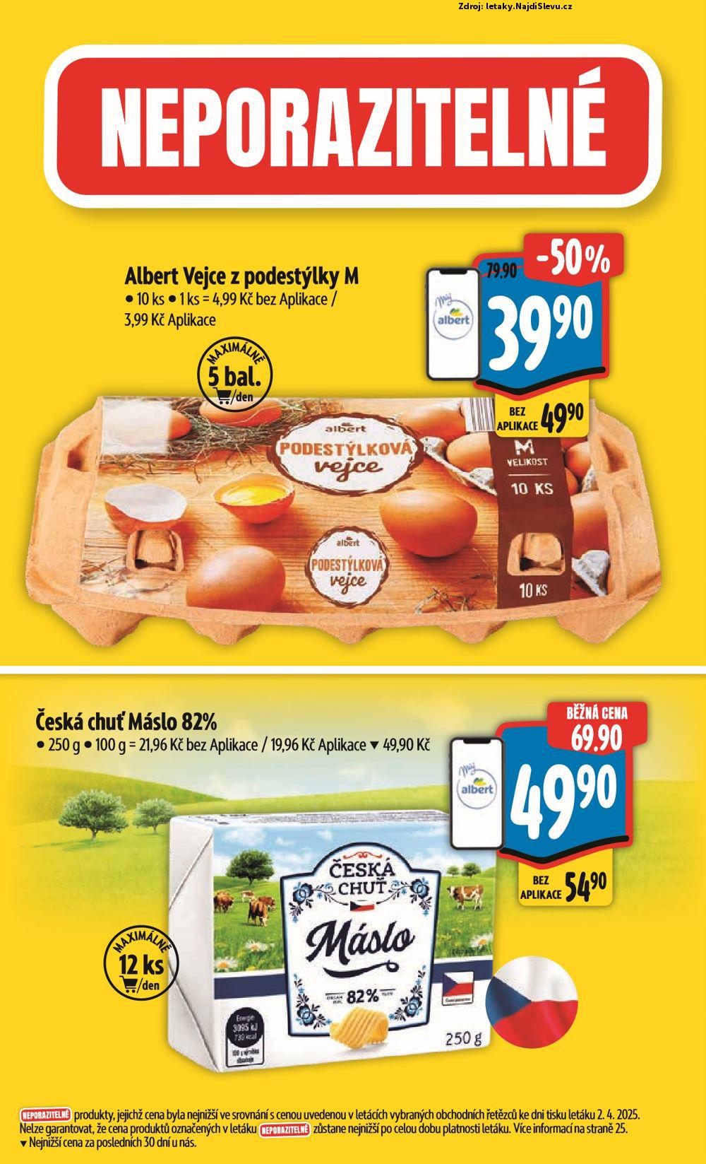 Strana 2 - letk Albert hypermarket (9. 4. - 15. 4. 2025)