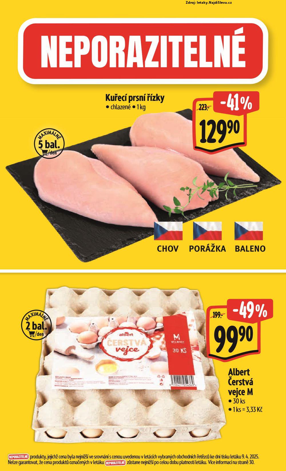 Strana 2 - letk Albert hypermarket (16. 4. - 20. 4. 2025)