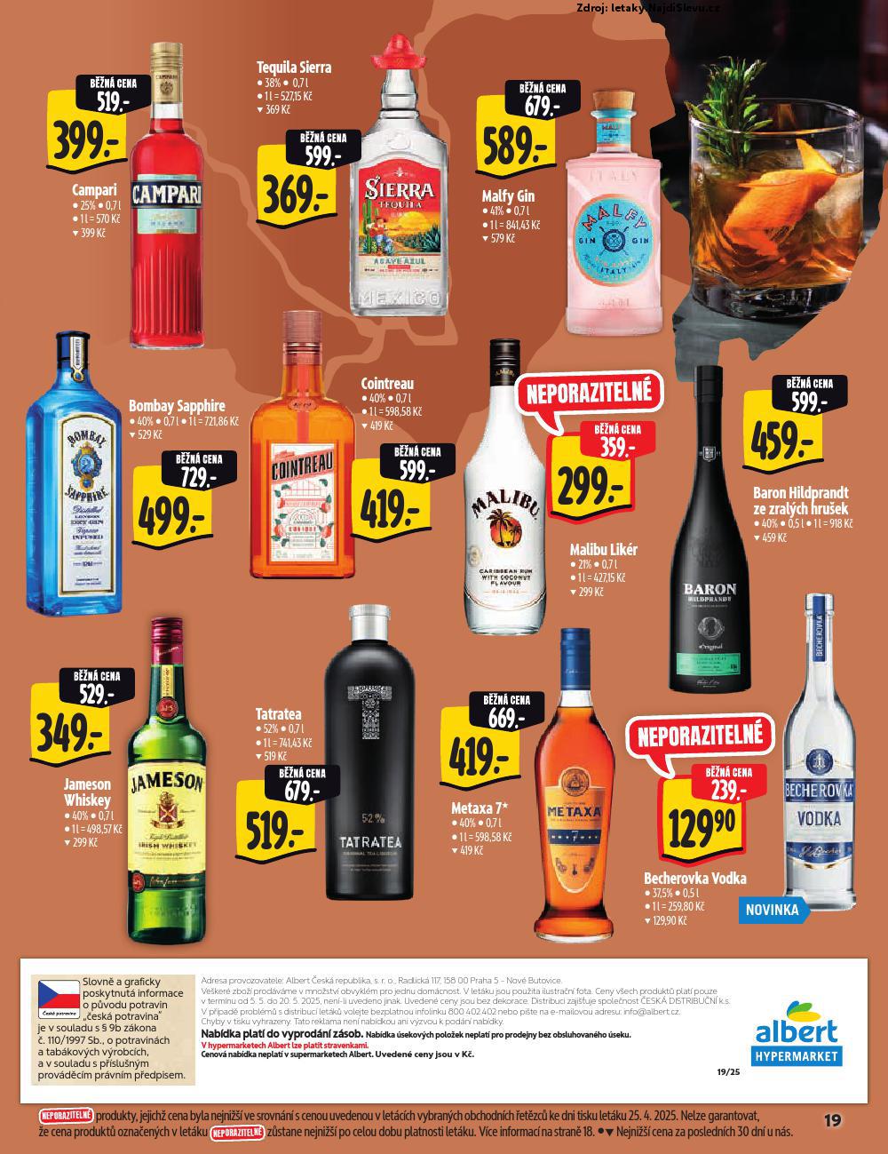 Strana 19 - leták Albert hypermarket (5. 5. - 20. 5. 2025)
