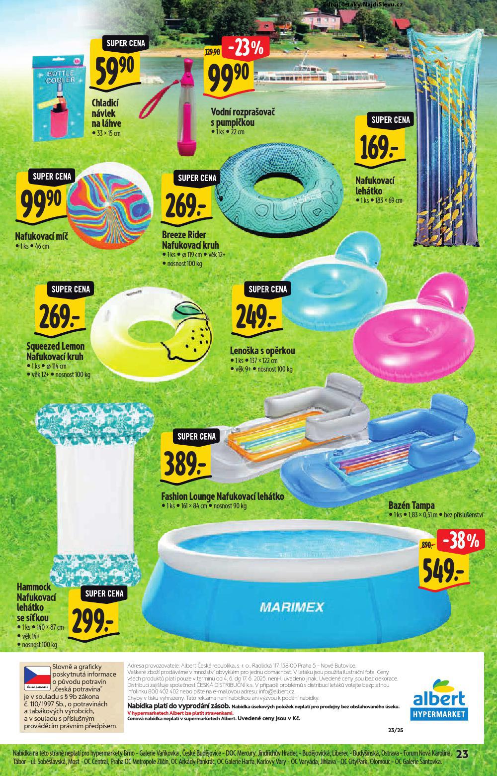 Strana 23 - leták Albert hypermarket (4. 6. - 17. 6. 2025)