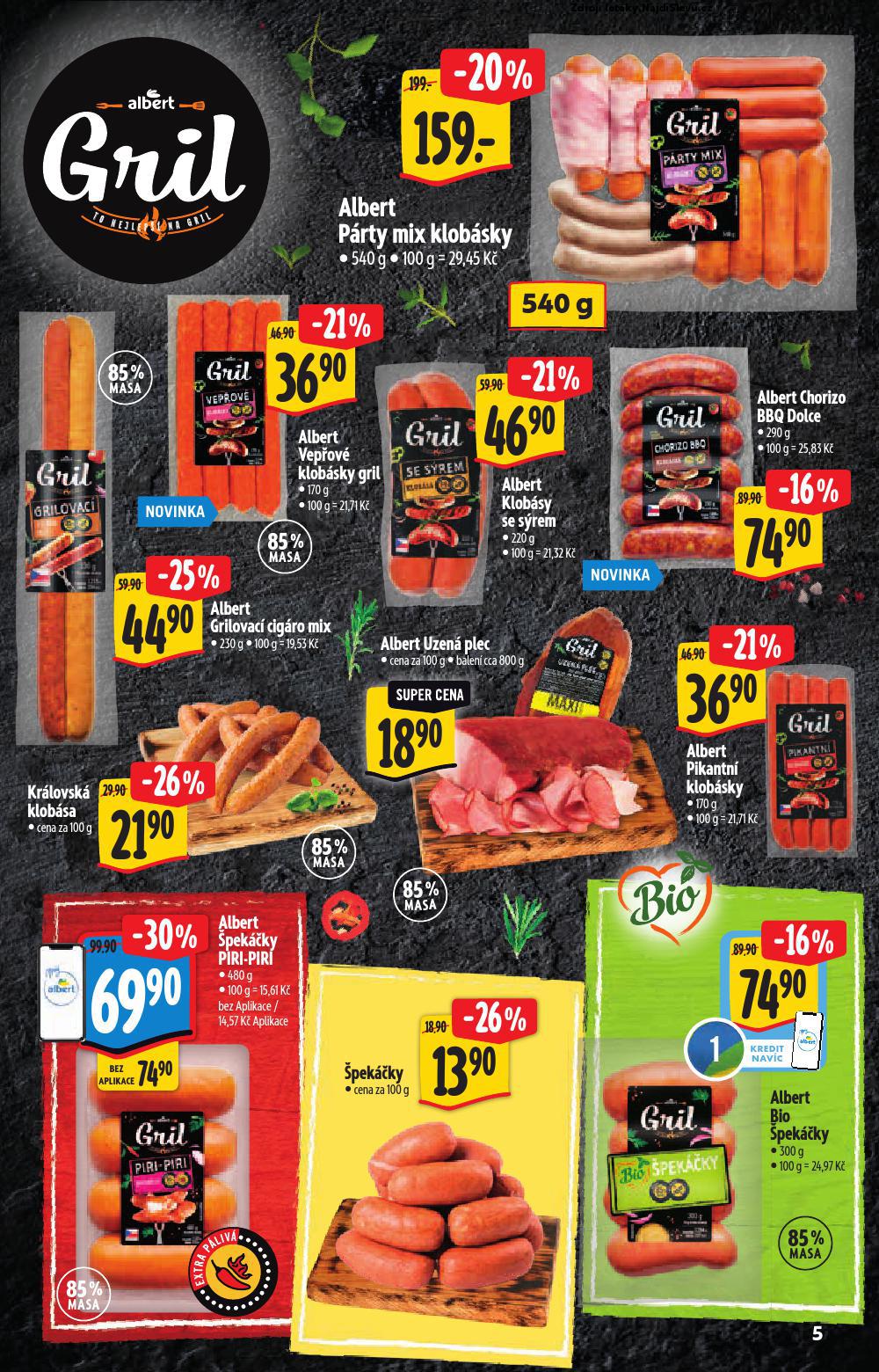 Strana 5 - leták Albert hypermarket (4. 6. - 17. 6. 2025)