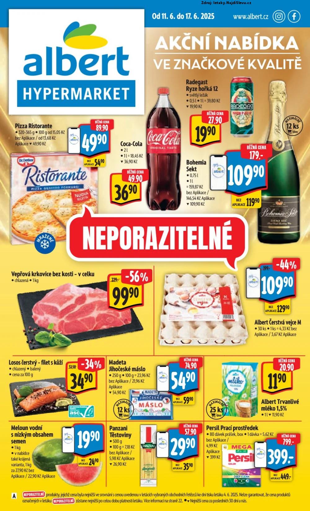 Strana 1 - letk Albert hypermarket (11. 6. - 17. 6. 2025)