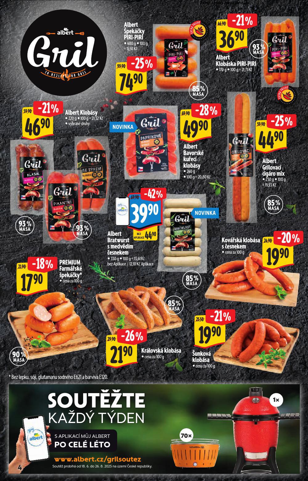 Strana 4 - leták Albert hypermarket (23. 7. - 5. 8. 2025)