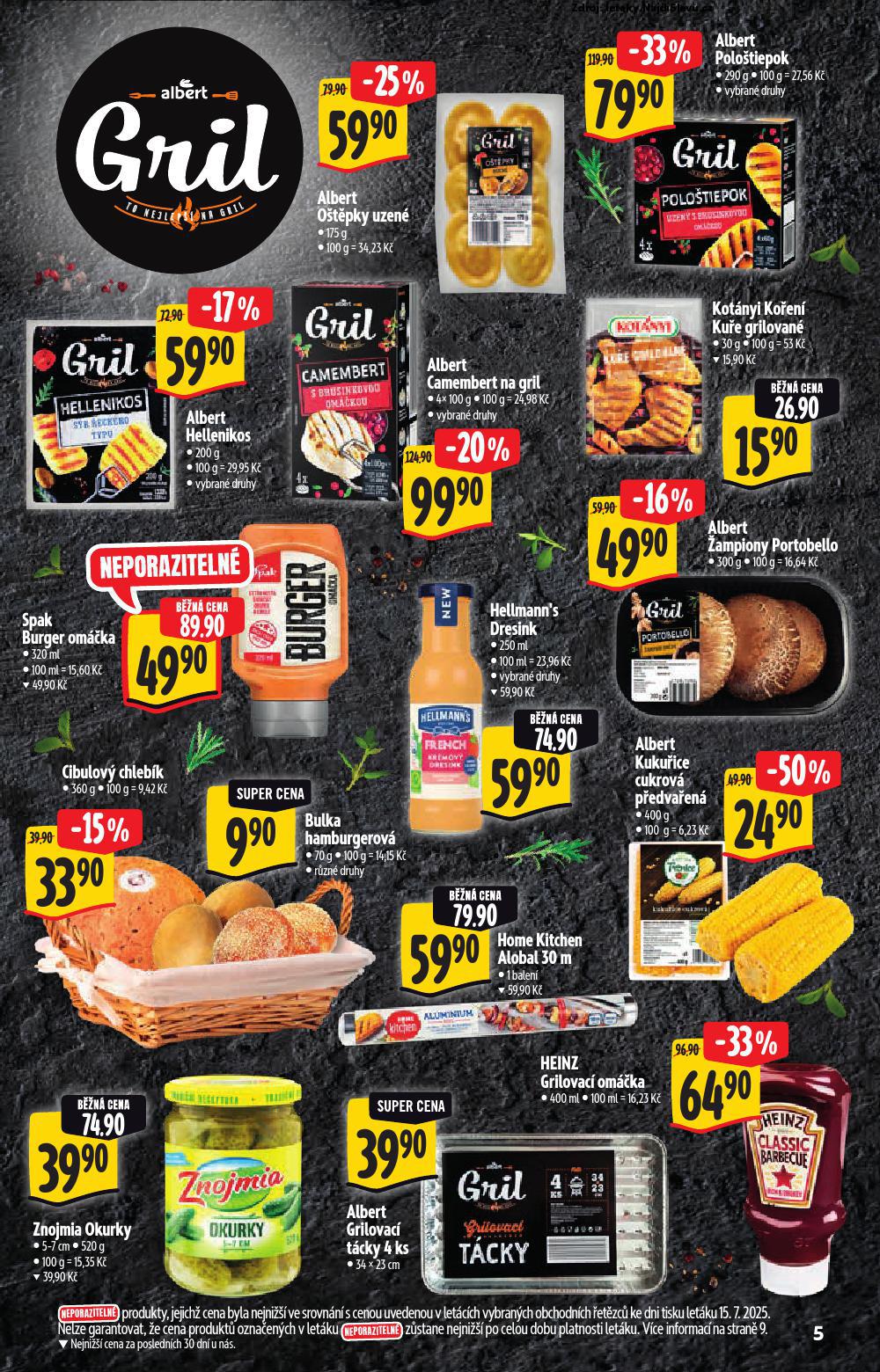 Strana 5 - leták Albert hypermarket (23. 7. - 5. 8. 2025)