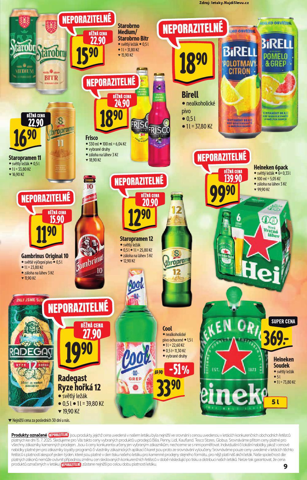 Strana 9 - leták Albert hypermarket (23. 7. - 5. 8. 2025)