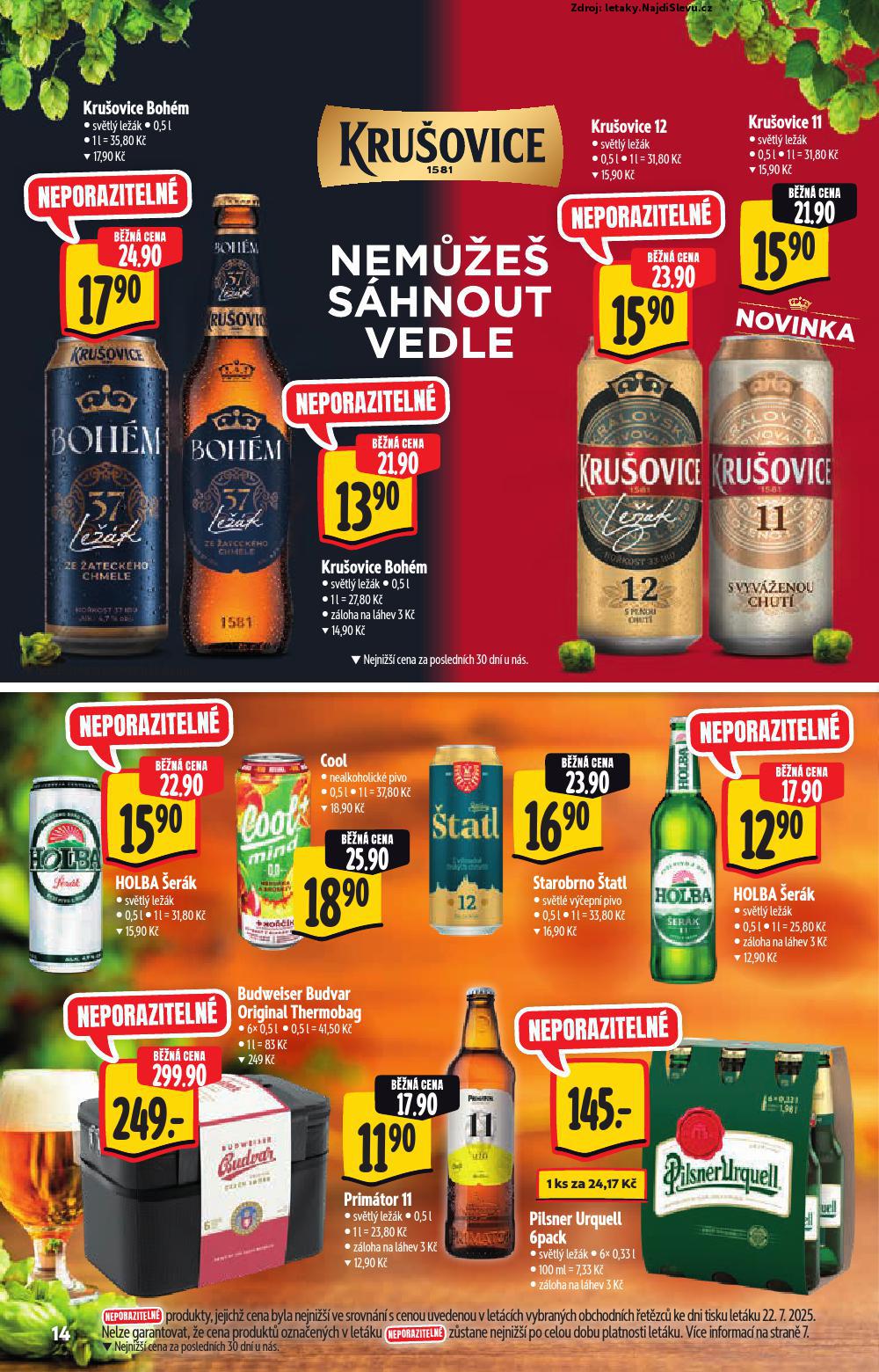 Strana 14 - leták Albert hypermarket (30. 7. - 12. 8. 2025)