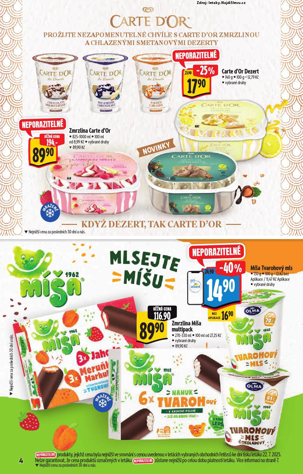 Strana 4 - leták Albert hypermarket (30. 7. - 12. 8. 2025)