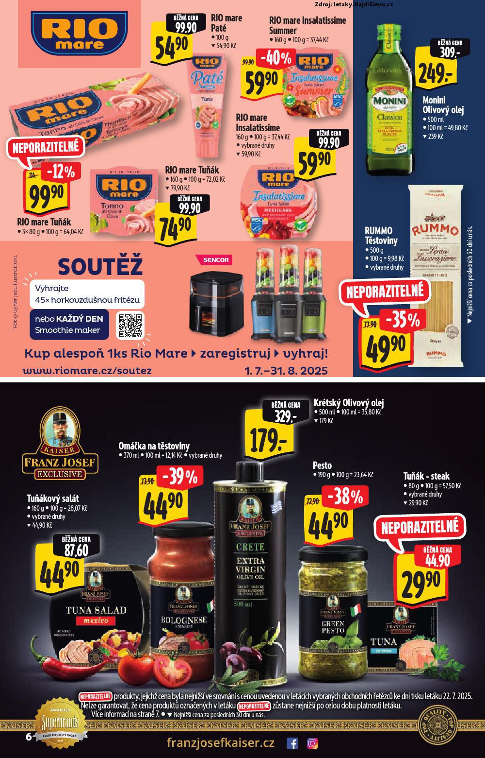 Strana 6 - leták Albert hypermarket (30. 7. - 12. 8. 2025)