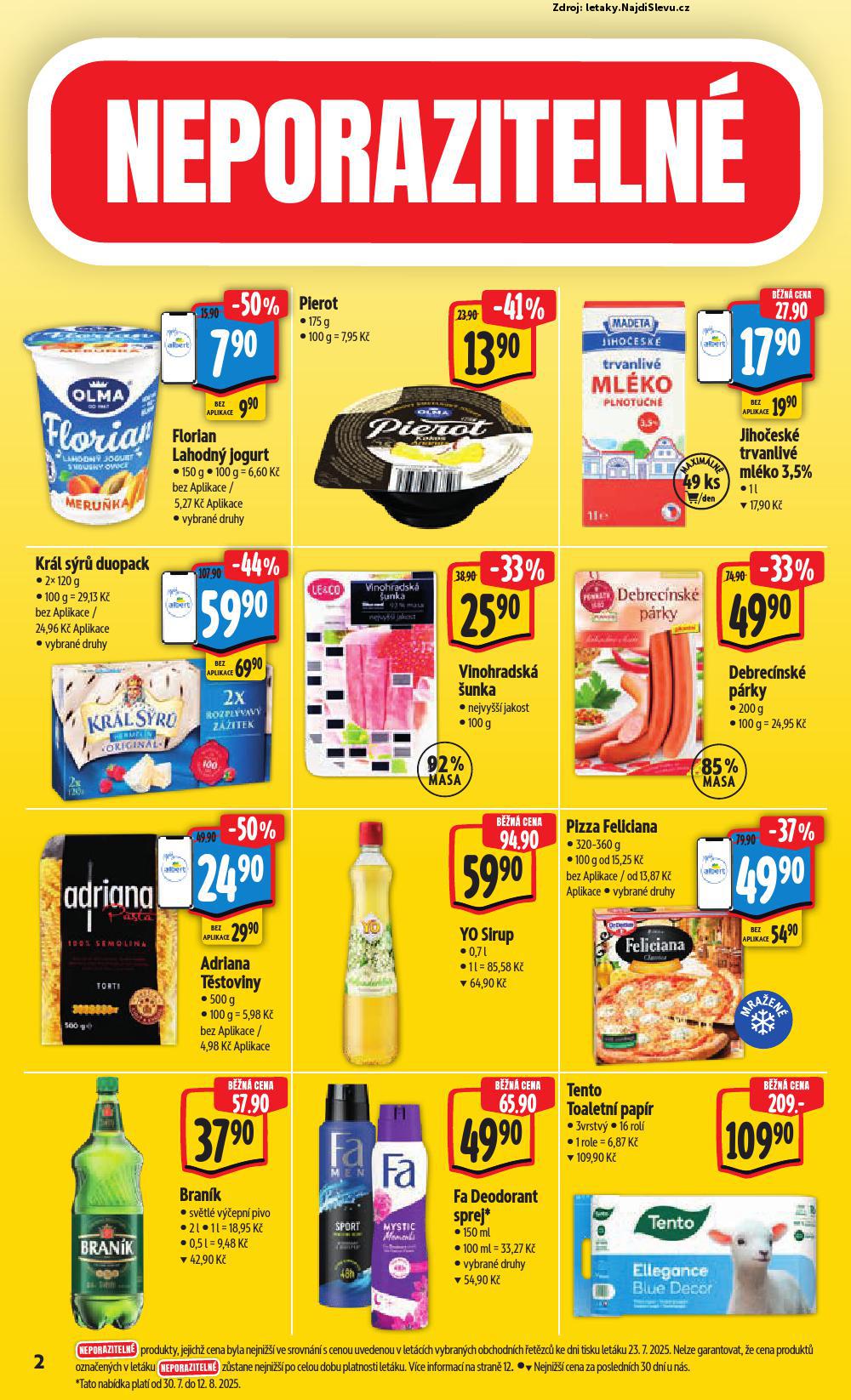 Strana 6 - leták Albert hypermarket (30. 7. - 5. 8. 2025)