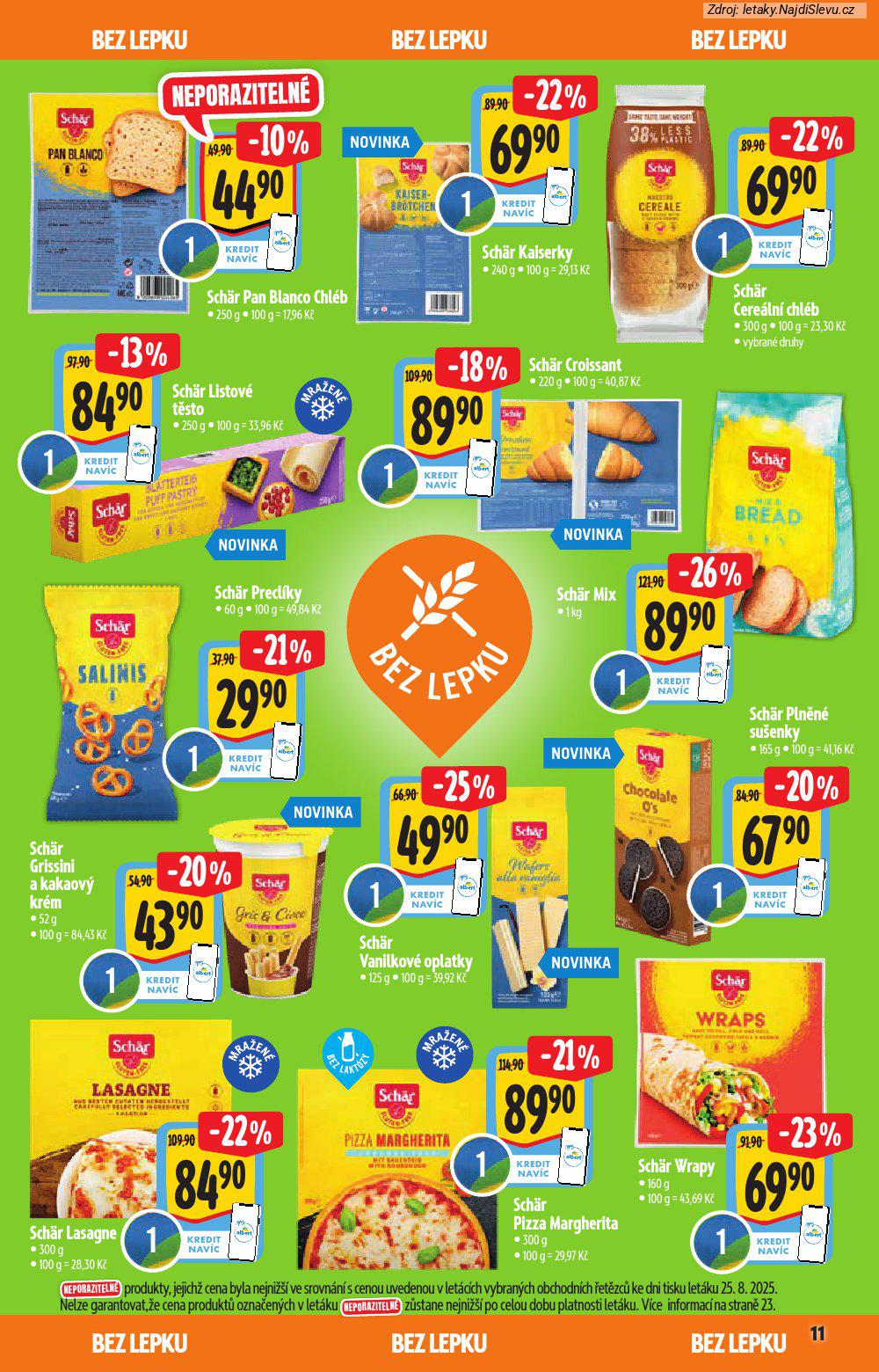 Strana 11 - leták Albert hypermarket (3. 9. - 30. 9. 2025)