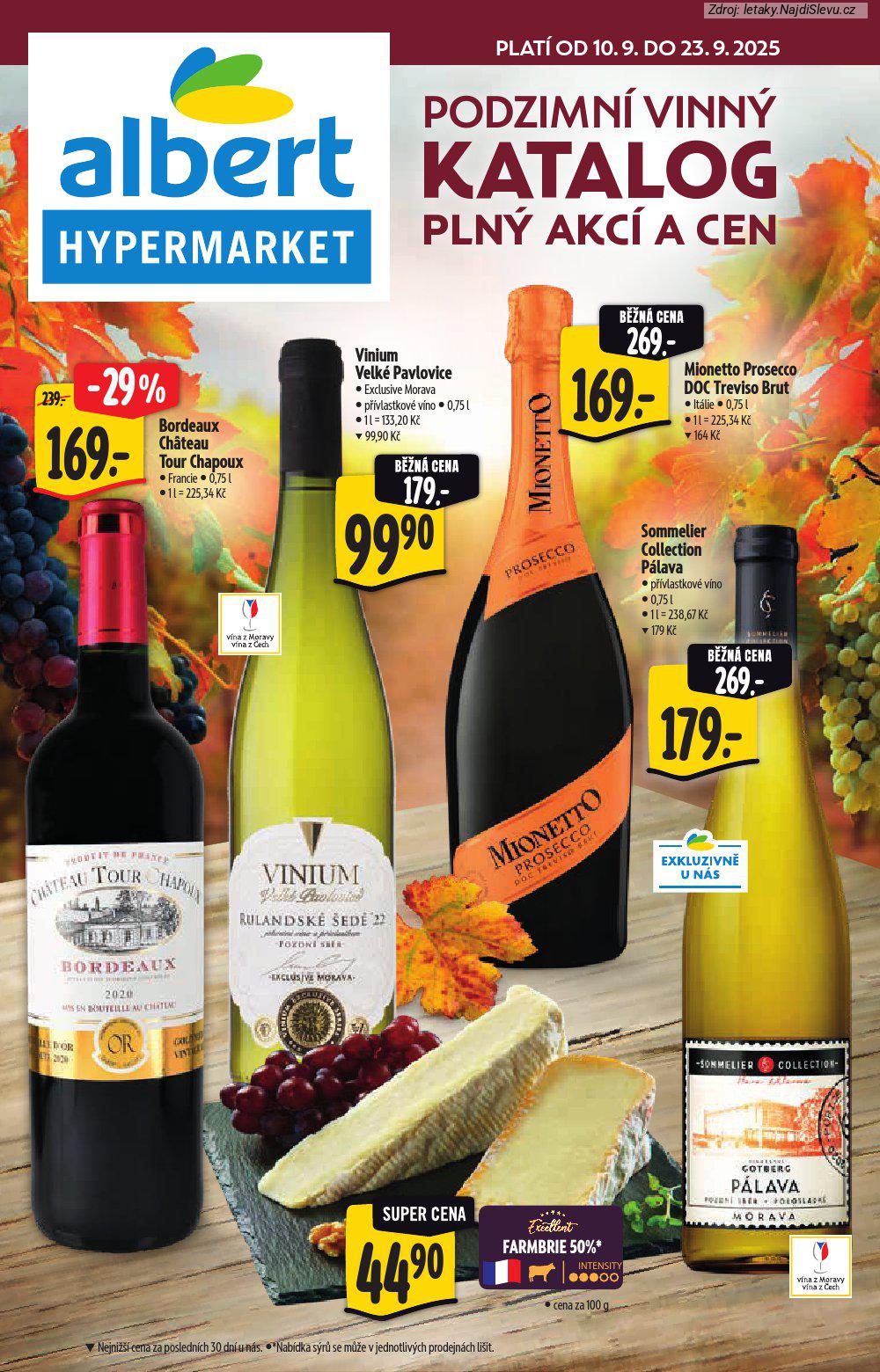 Letk Albert hypermarket (10. 9. - 23. 9. 2025) - strana 1 z 17