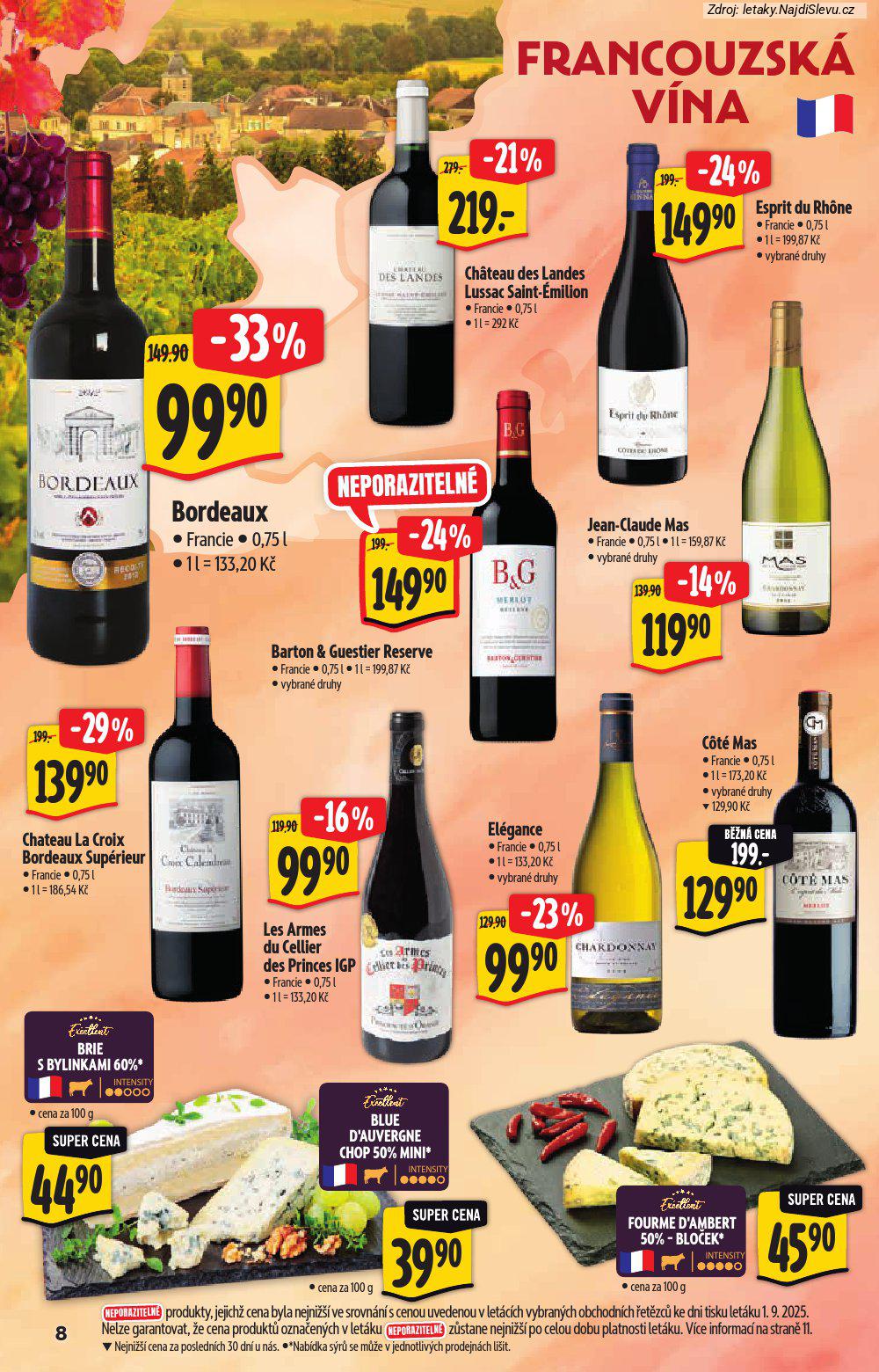 Strana 8 - leták Albert hypermarket (10. 9. - 23. 9. 2025)