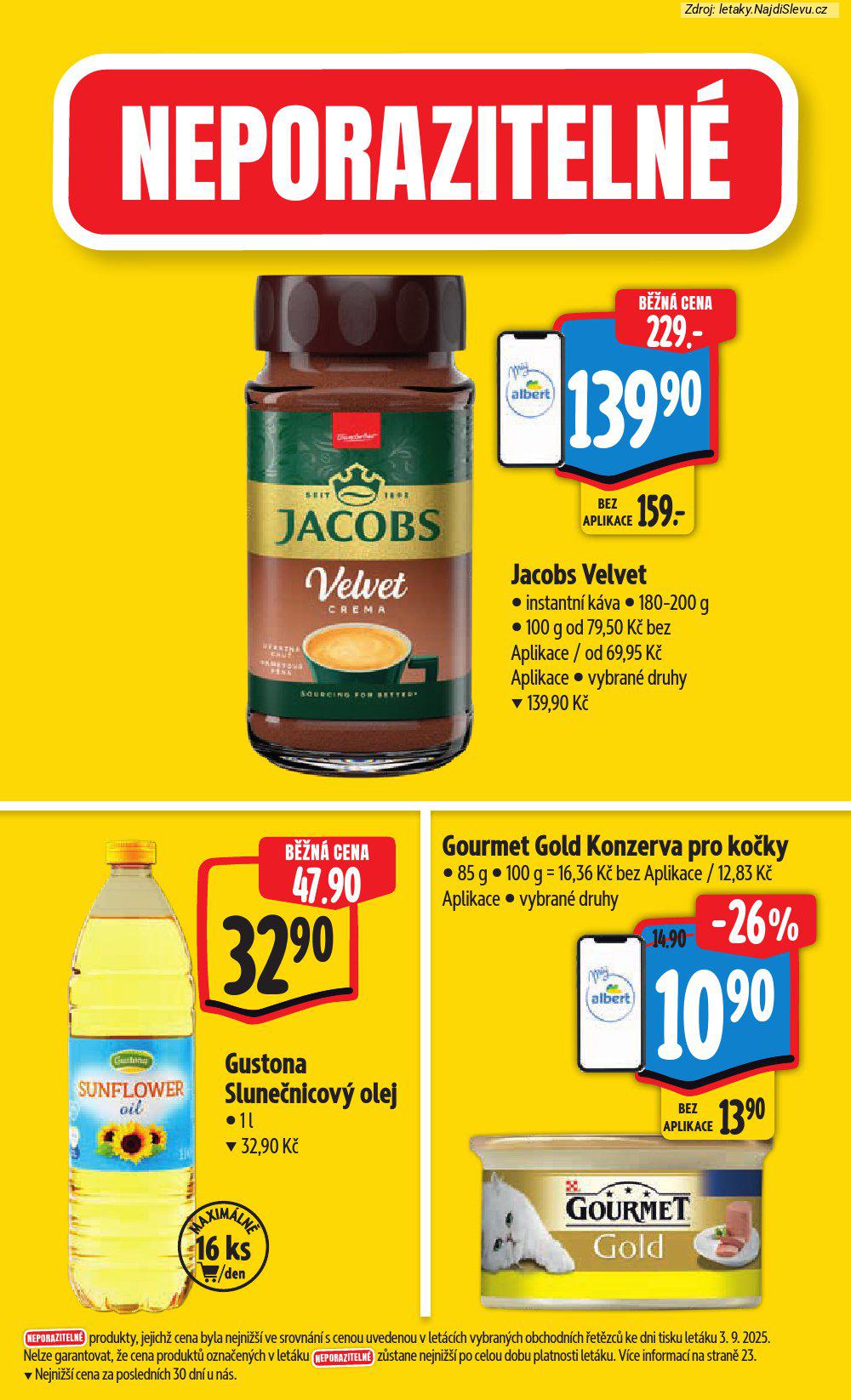 Letk Albert hypermarket (10. 9. - 16. 9. 2025) - strana 5 z 55