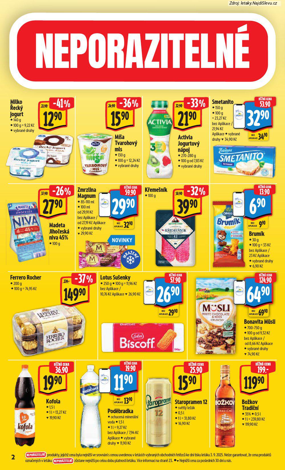 Letk Albert hypermarket (10. 9. - 16. 9. 2025) - strana 6 z 55