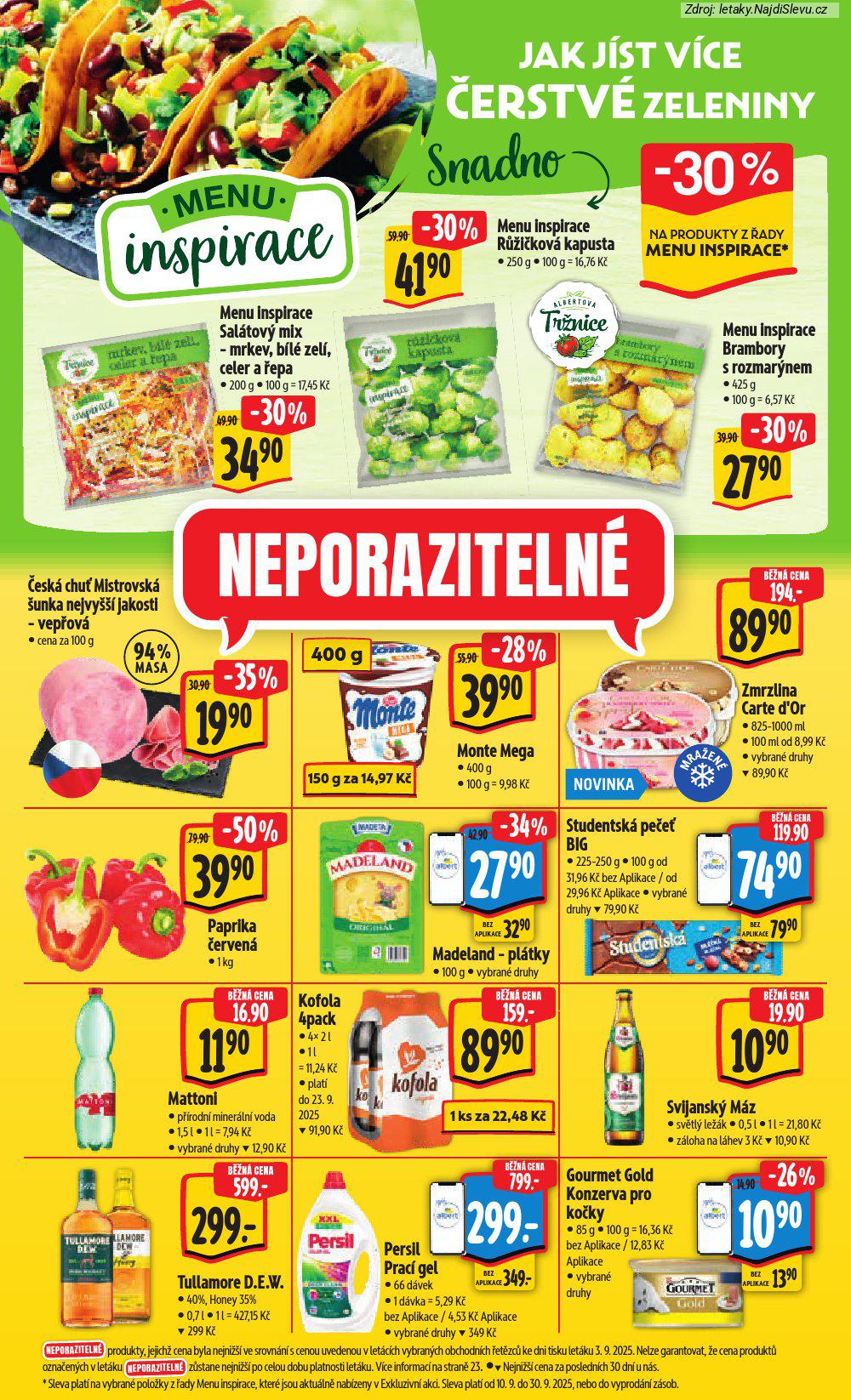 Letk Albert hypermarket (10. 9. - 16. 9. 2025) - strana 8 z 55