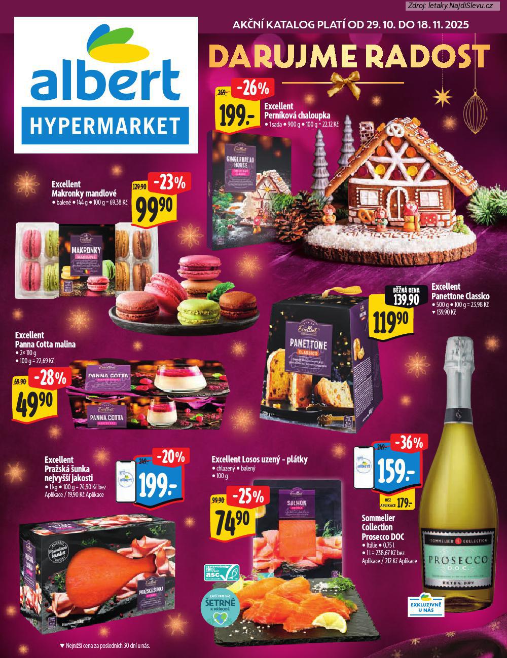 Letk Albert hypermarket (29. 10. - 18. 11. 2025) - strana 1 z 48