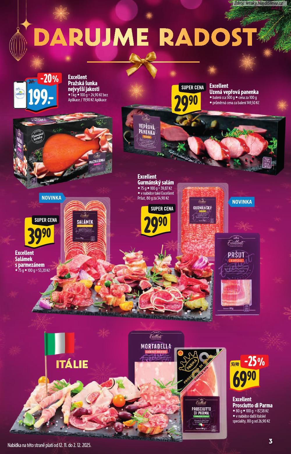 Let�k Albert hypermarket (12. 11. - 31. 12. 2025) - strana 3 z 40