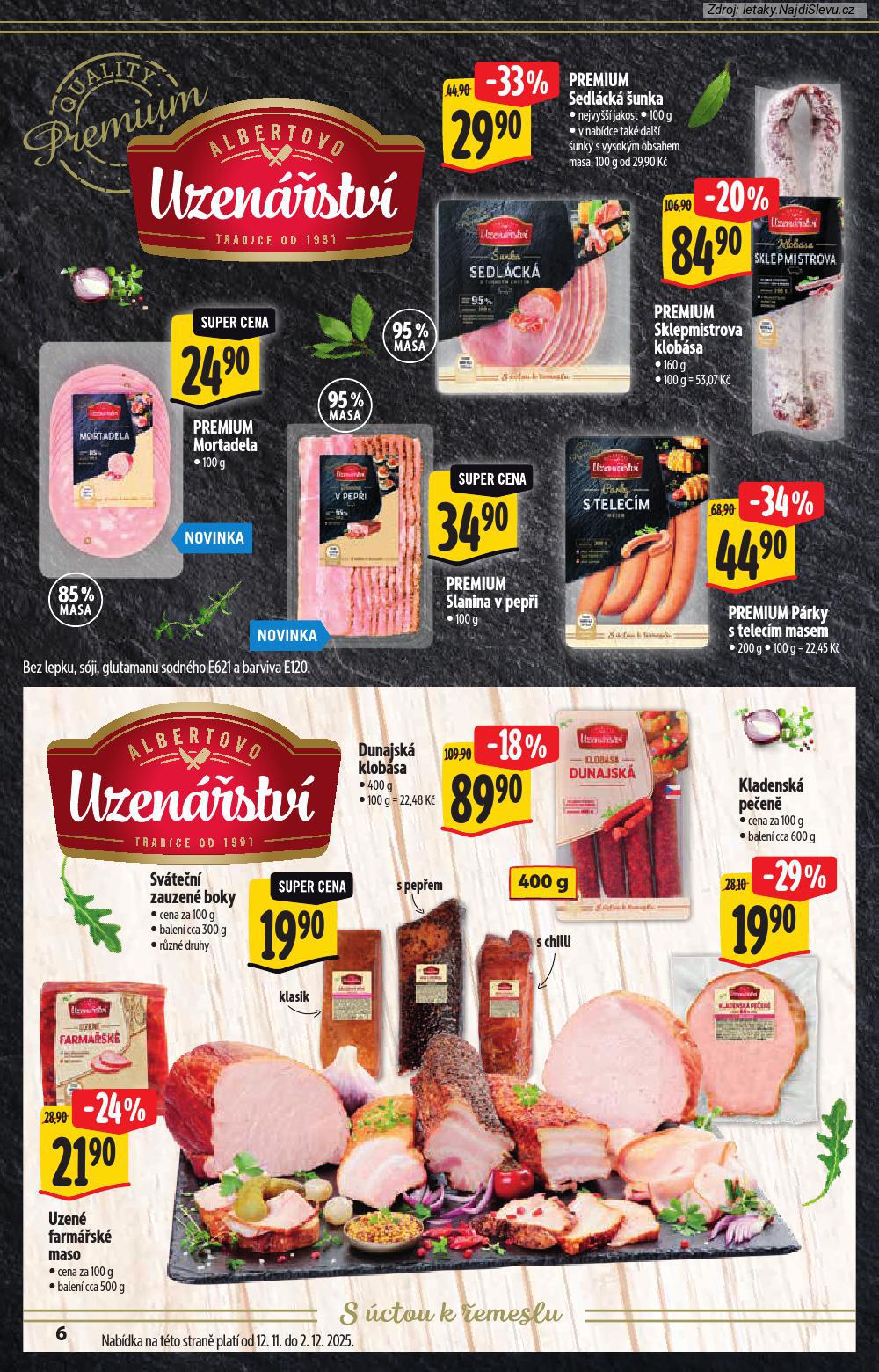 Let�k Albert hypermarket (12. 11. - 31. 12. 2025) - strana 6 z 40