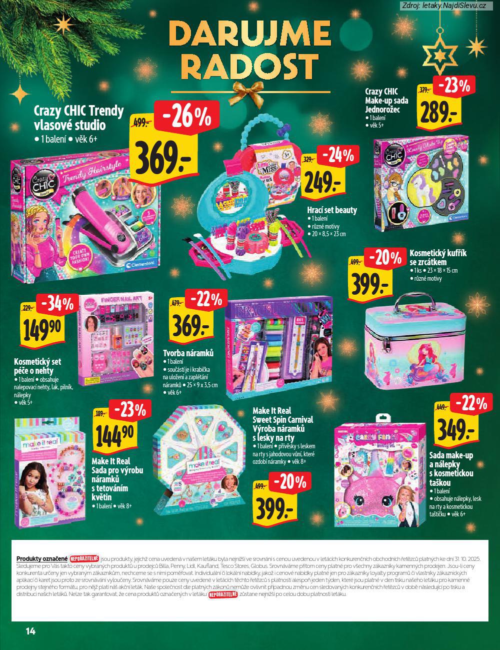 Let�k Albert hypermarket  Katalog Hra�ky (12. 11. - 2. 12. 2025) - str. 14