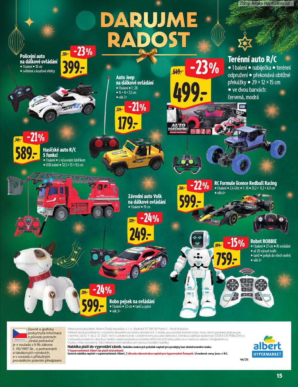 Let�k Albert hypermarket  Katalog Hra�ky (12. 11. - 2. 12. 2025) - str. 15