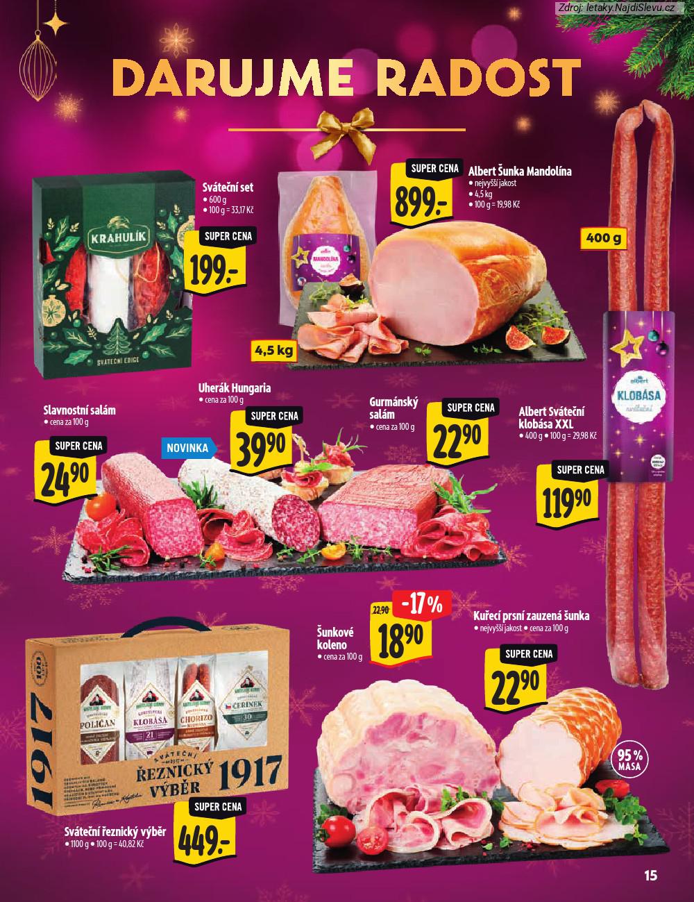 Let�k Albert hypermarket (3. 12. - 31. 12. 2025) - strana 15 z 28