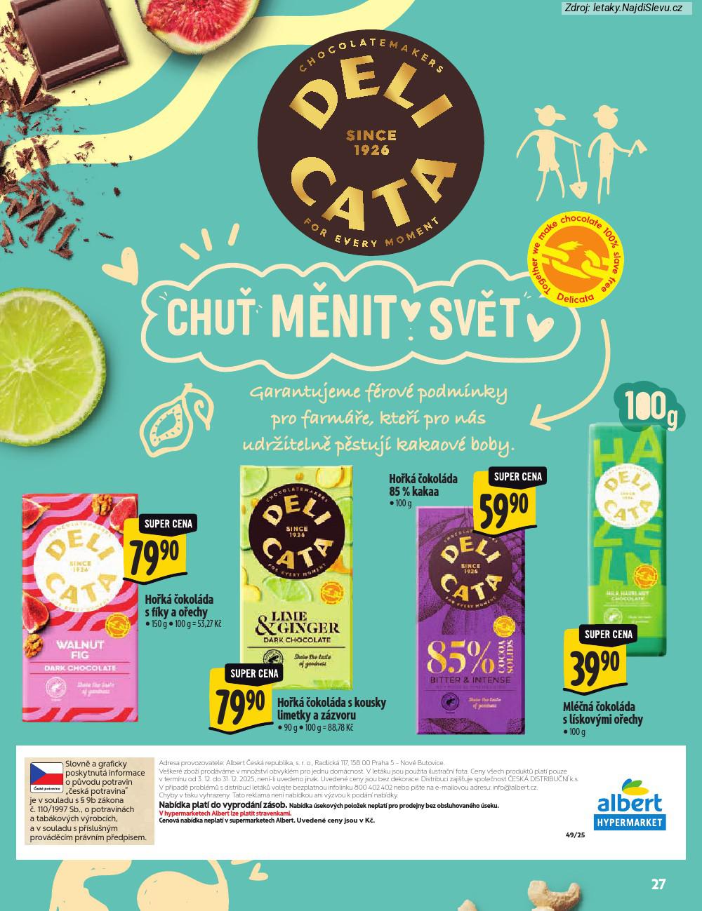 Let�k Albert hypermarket (3. 12. - 31. 12. 2025) - strana 27 z 28