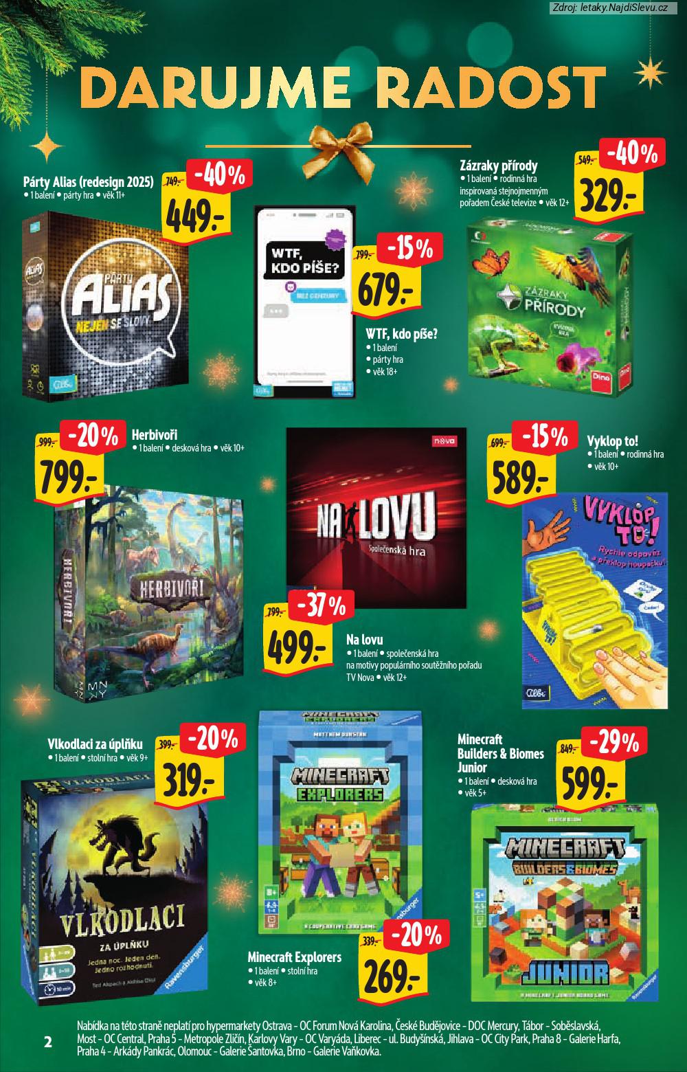 Let�k Albert hypermarket (3. 12. - 24. 12. 2025) - strana 2 z 32