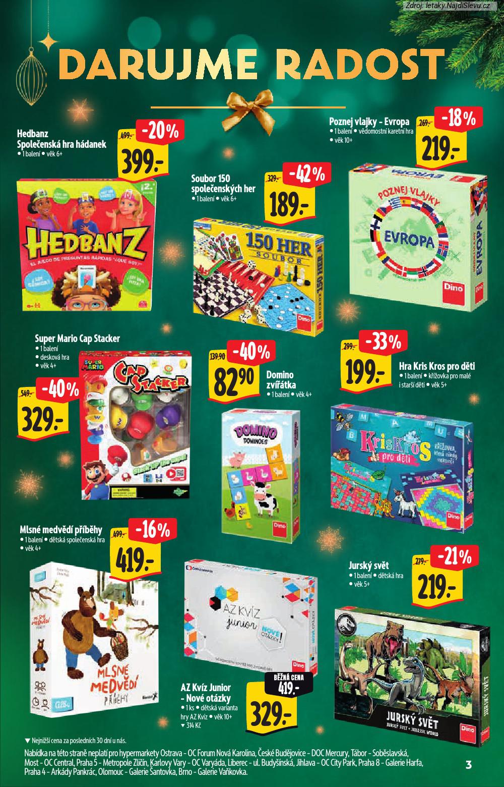 Let�k Albert hypermarket (3. 12. - 24. 12. 2025) - strana 3 z 32