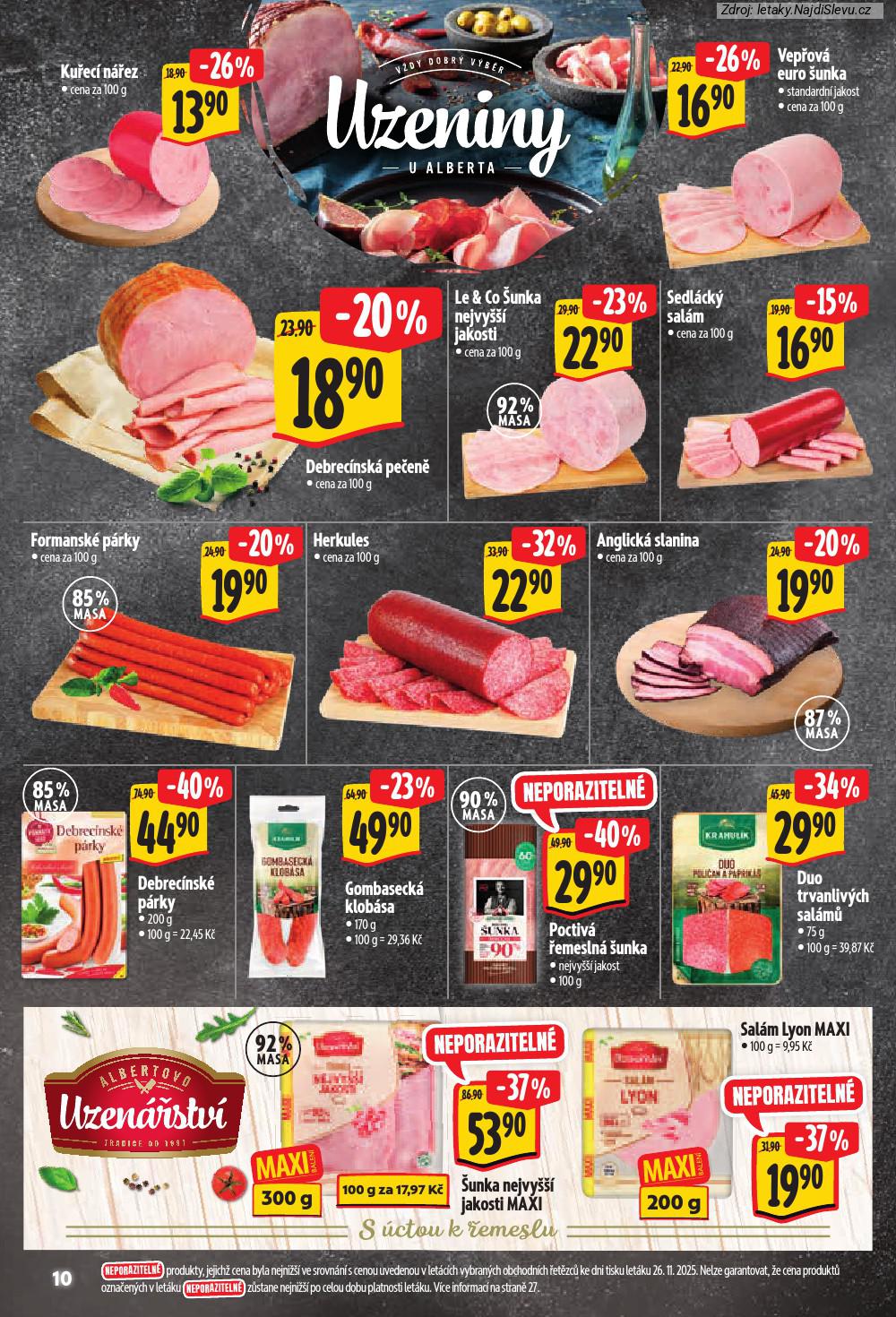 Let�k Albert hypermarket (3. 12. - 9. 12. 2025) - strana 19 z 52