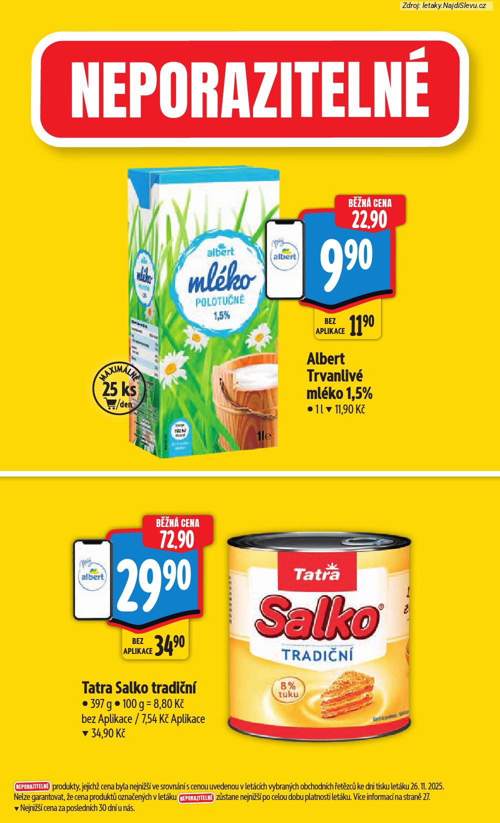 Let�k Albert hypermarket (3. 12. - 9. 12. 2025) - strana 2 z 52