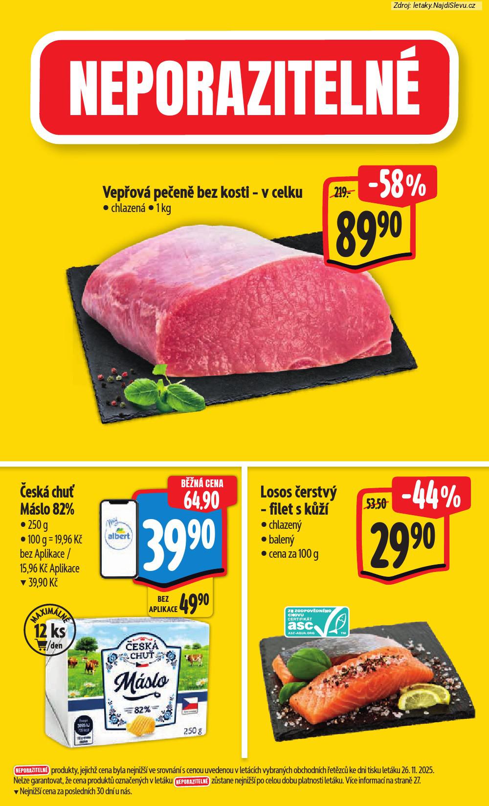 Let�k Albert hypermarket (3. 12. - 9. 12. 2025) - strana 3 z 52