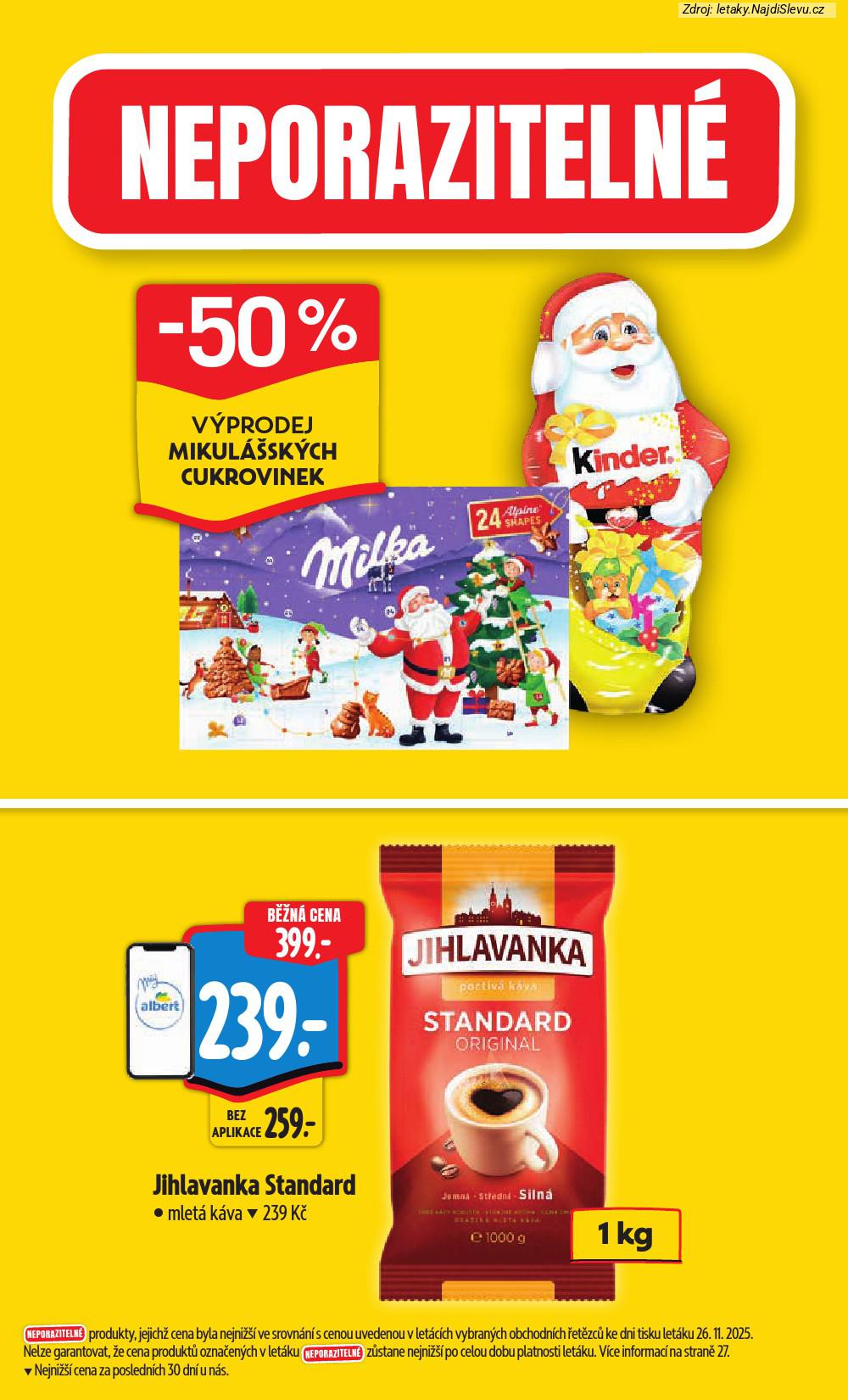 Let�k Albert hypermarket (3. 12. - 9. 12. 2025) - strana 4 z 52