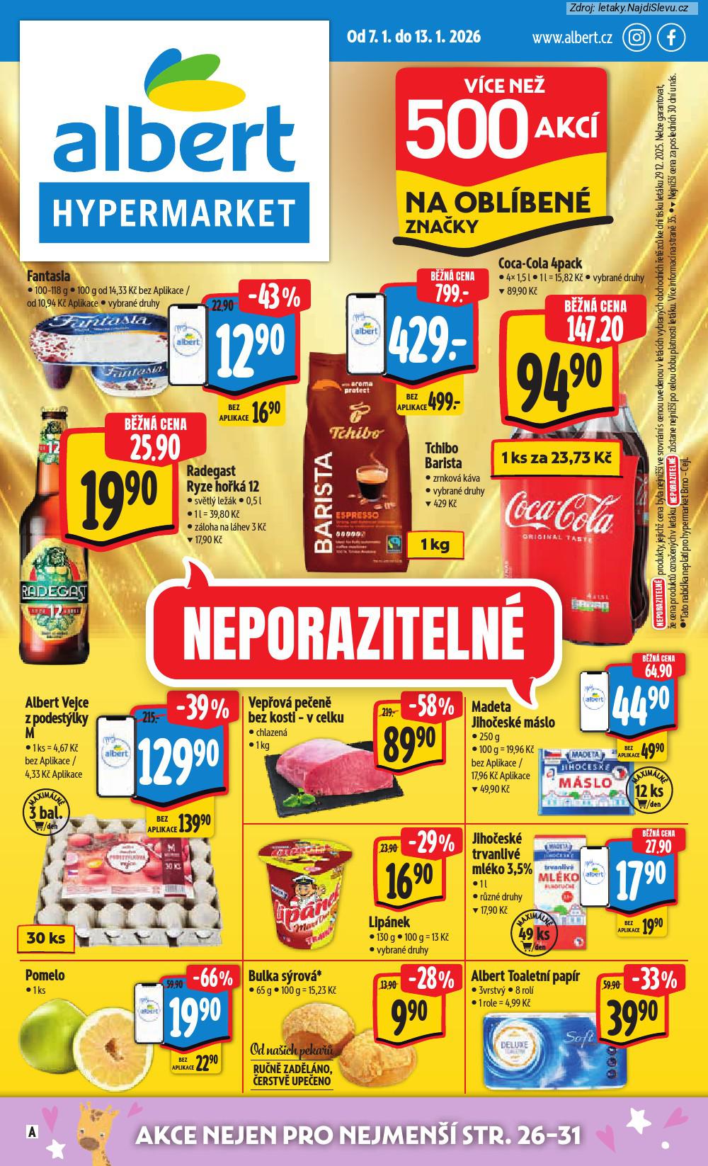 Let�k Albert hypermarket (7. 1. - 13. 1. 2026) - strana 1 z 52