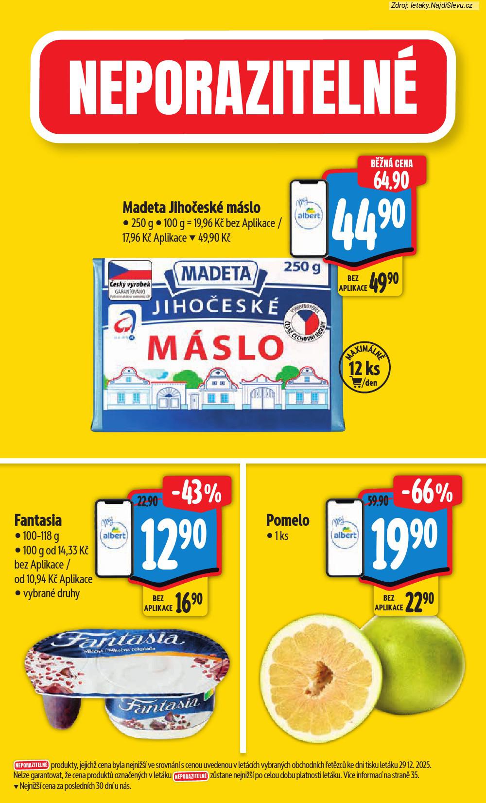 Let�k Albert hypermarket (7. 1. - 13. 1. 2026) - strana 3 z 52