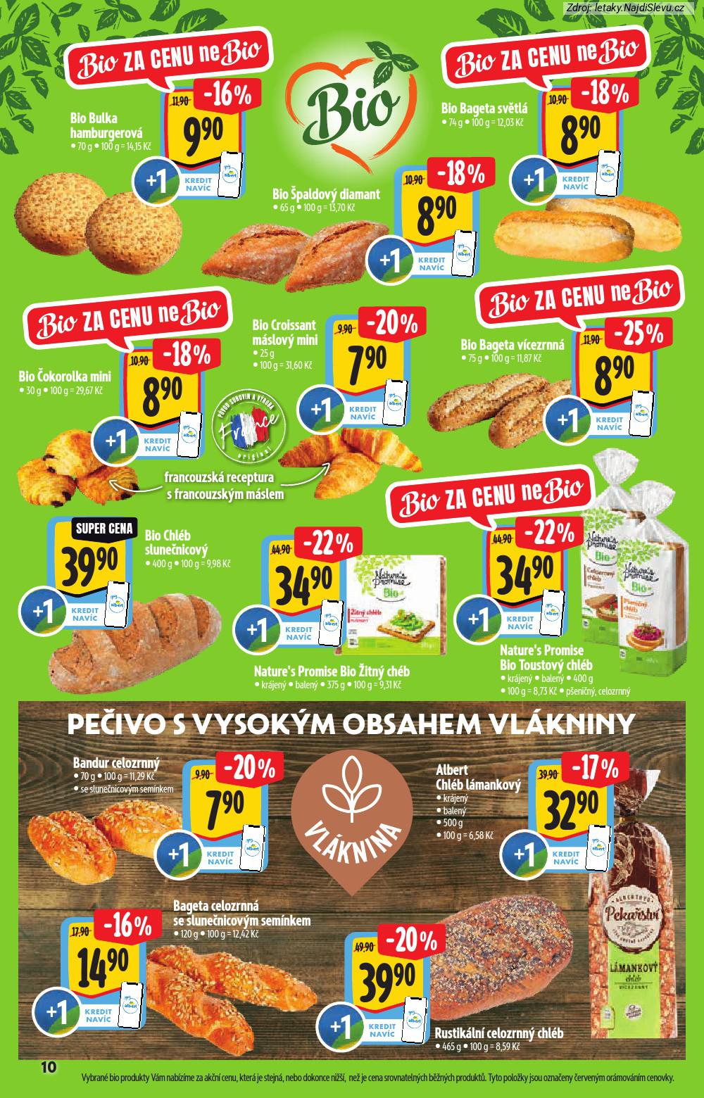 Let�k Albert hypermarket  Katalog BIO (14. 1. - 10. 2. 2026) - str. 10