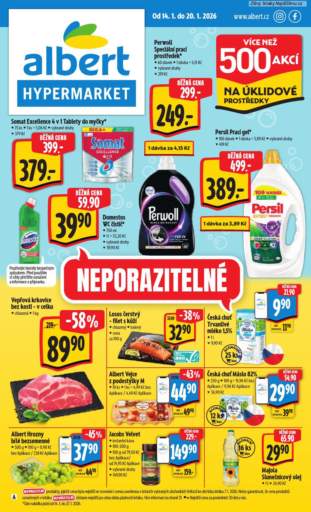 Strana 1 - let�k Albert hypermarket (14. 1. - 20. 1. 2026)