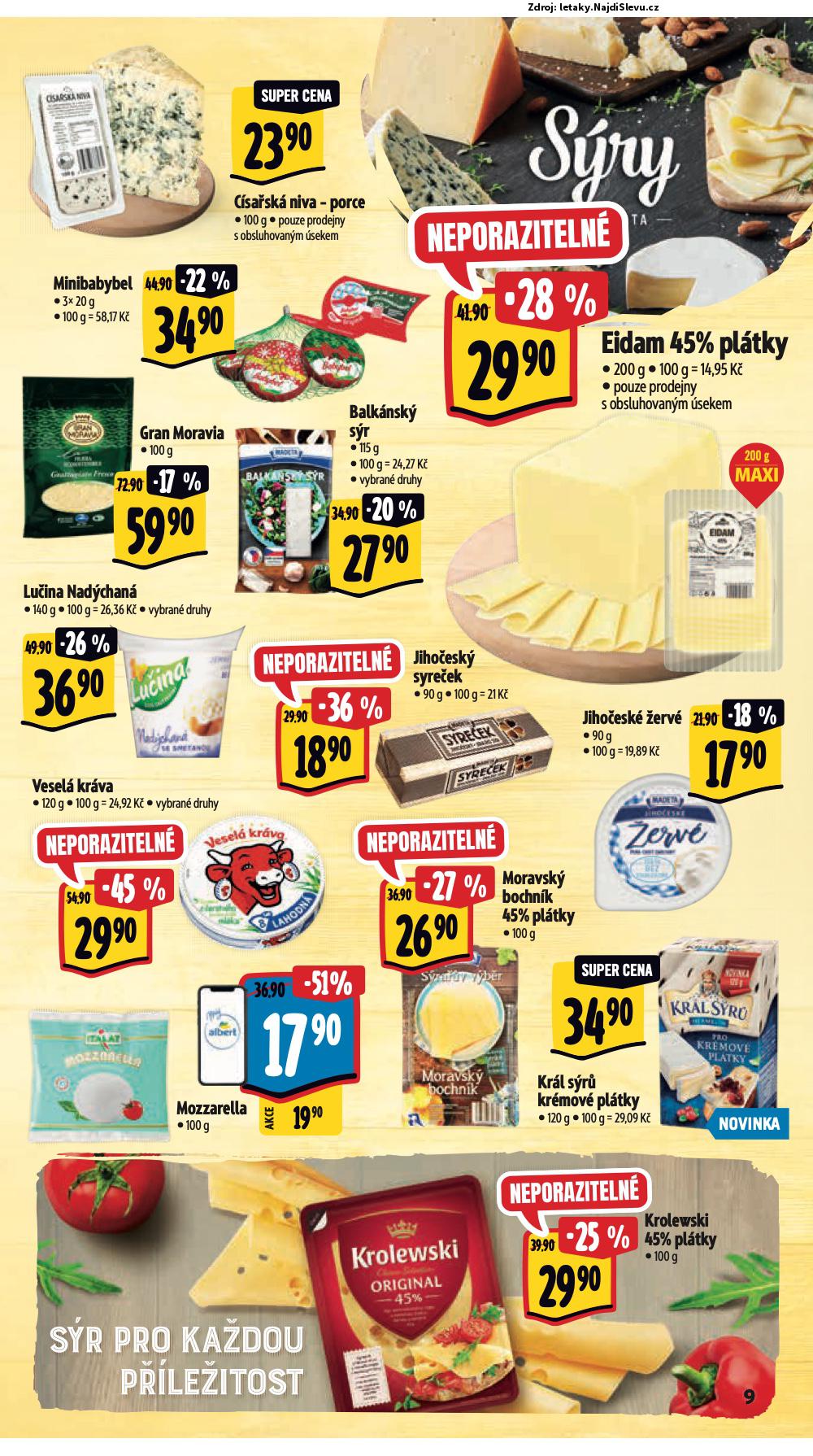 Strana 9 - leták Albert supermarket (15. 11. - 21. 11. 2023)