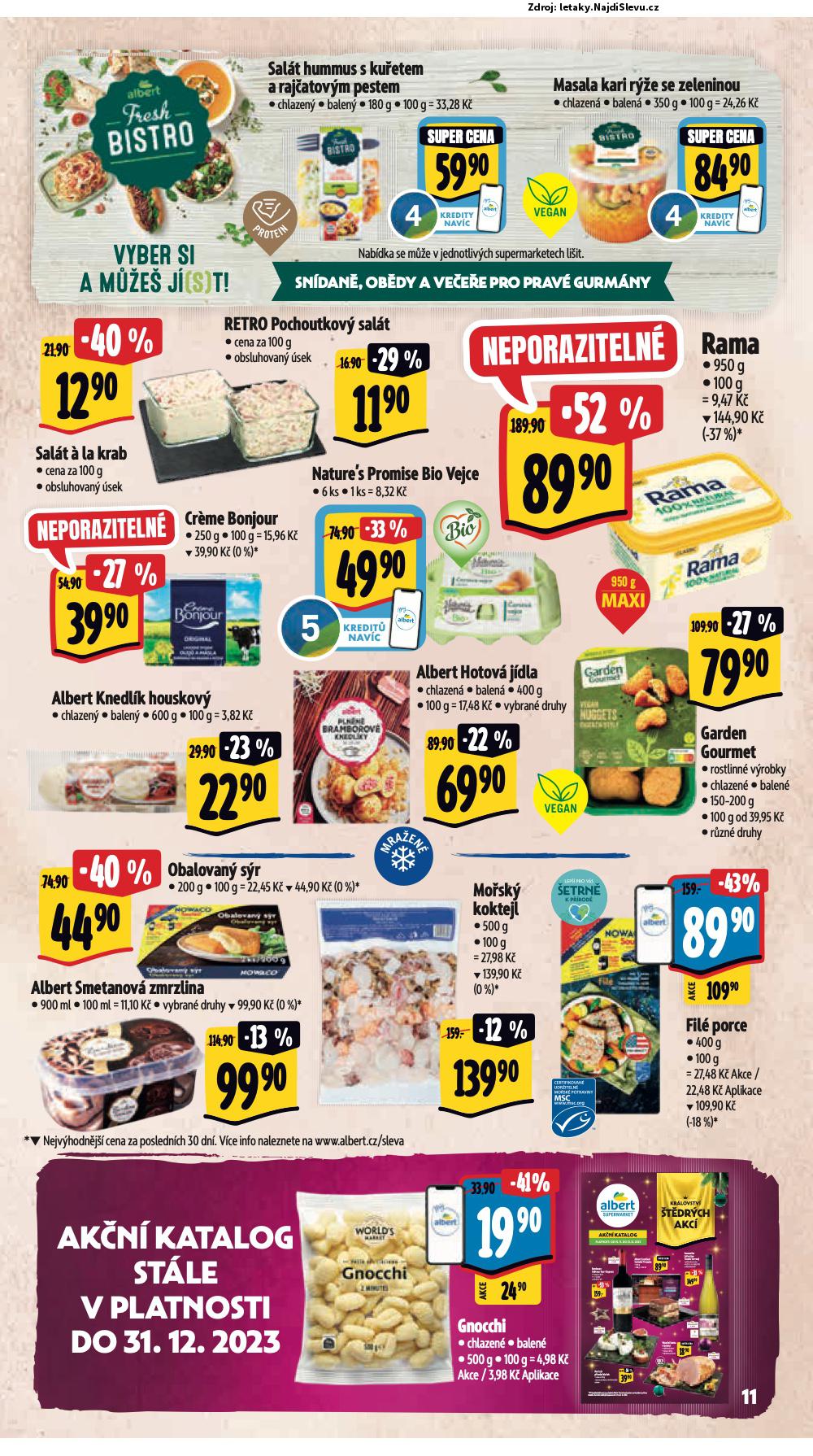 Strana 11 - leták Albert supermarket (22. 11. - 28. 11. 2023)