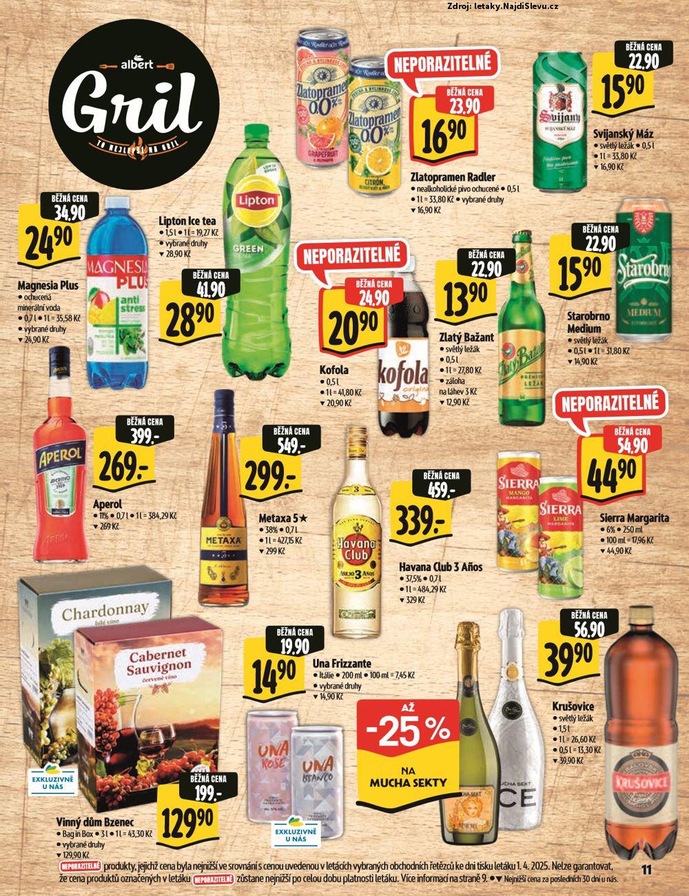 Strana 11 - leták Albert supermarket (9. 4. - 20. 4. 2025)