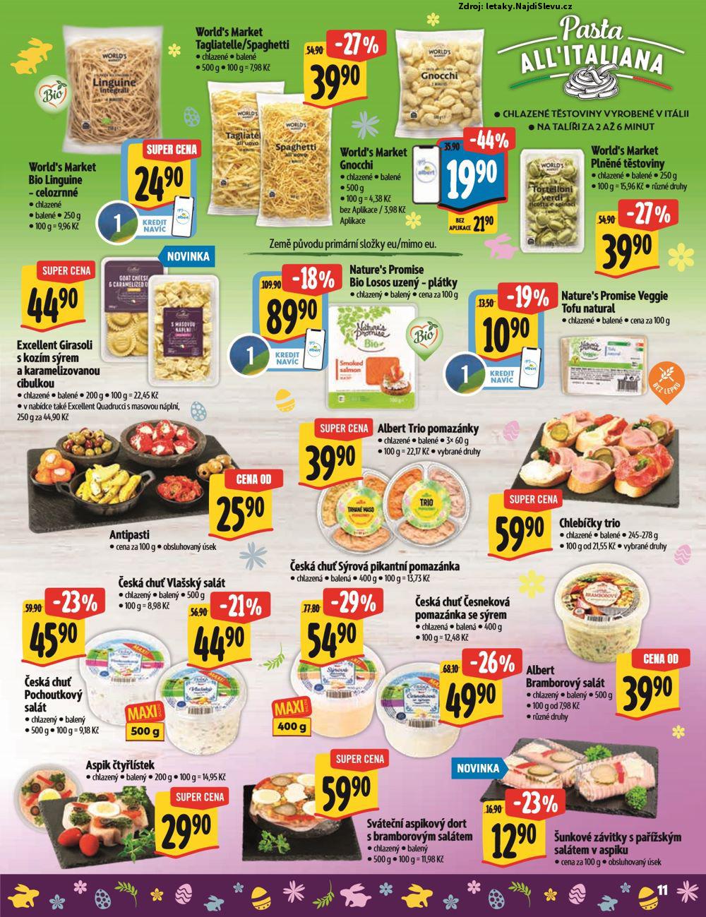 Strana 11 - leták Albert supermarket (9. 4. - 20. 4. 2025)