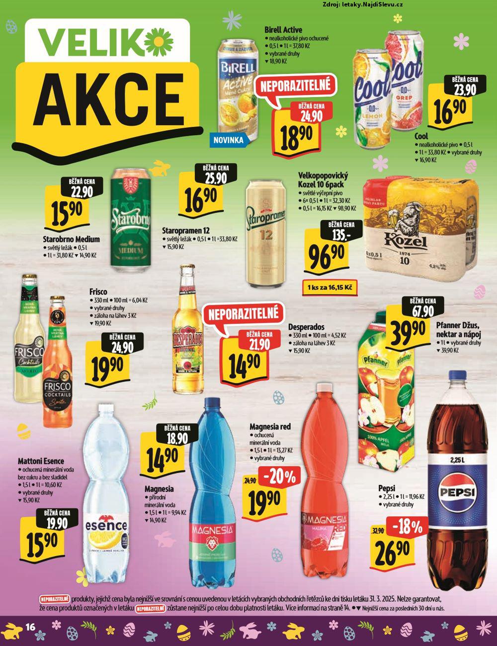 Strana 16 - leták Albert supermarket (9. 4. - 20. 4. 2025)