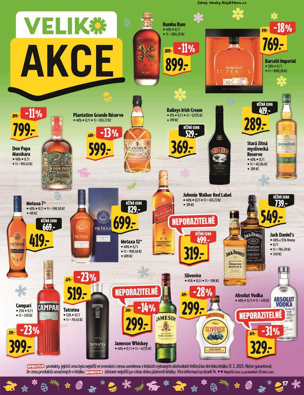 Strana 17 - leták Albert supermarket (9. 4. - 20. 4. 2025)
