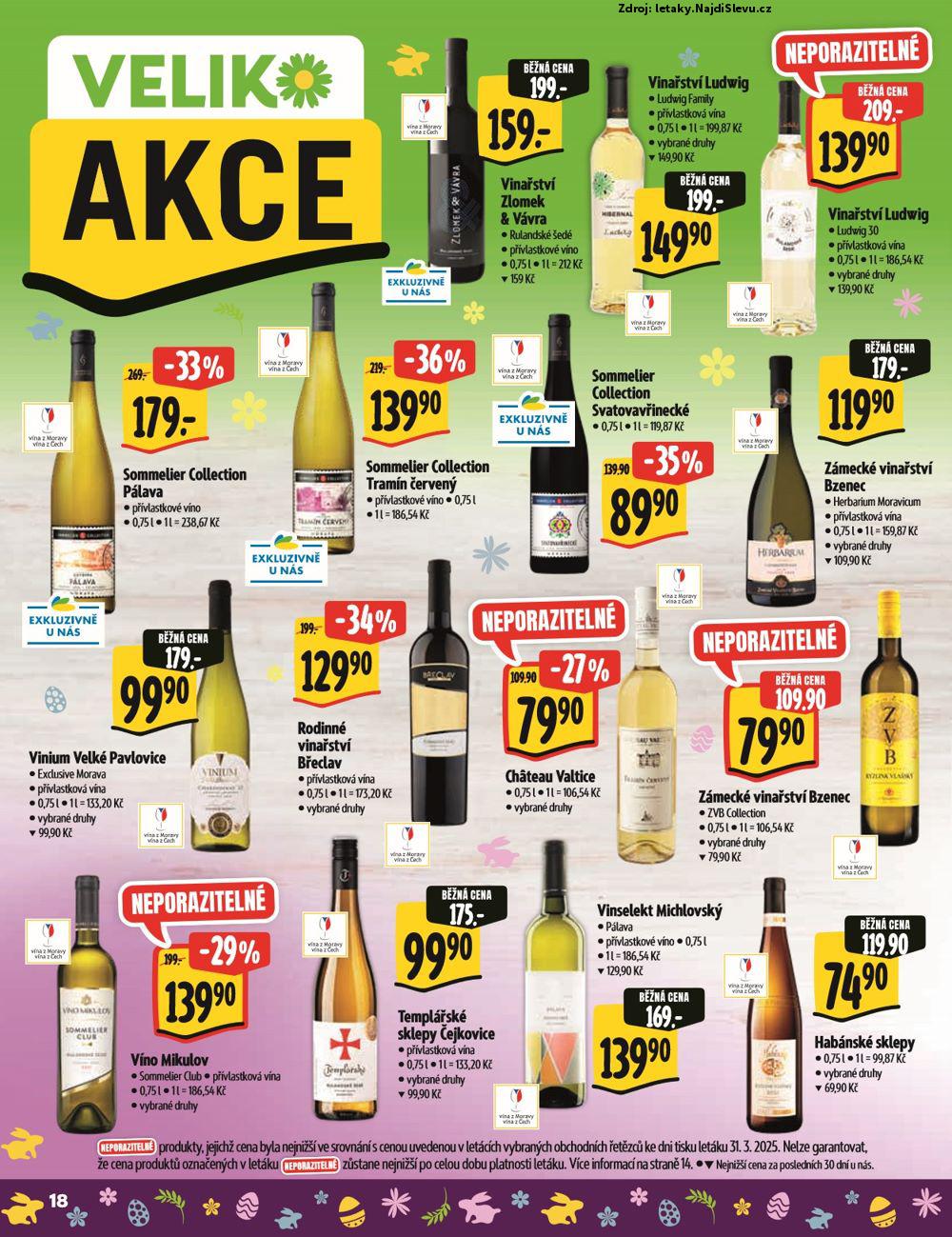 Strana 18 - leták Albert supermarket (9. 4. - 20. 4. 2025)